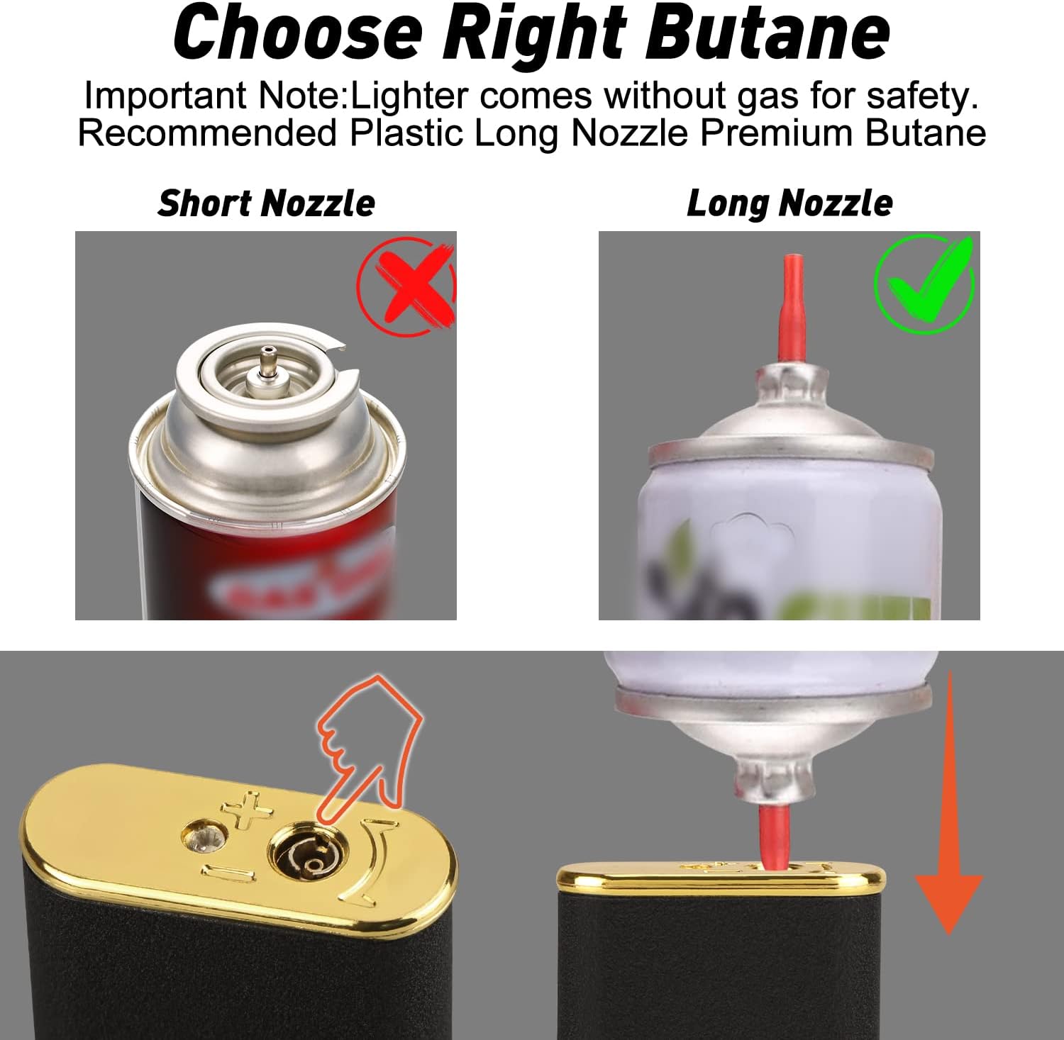 Encendedor mágico de dragón de doble llama, soplete recargable de butano con chorro intercambiable a prueba de viento y fuego suave, regalo creativo de doble llama para hombres (negro, sin gas)