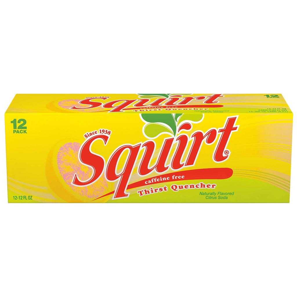 Squirt Soda Grapefruit 12 Fl Oz Cans 12 Pack
