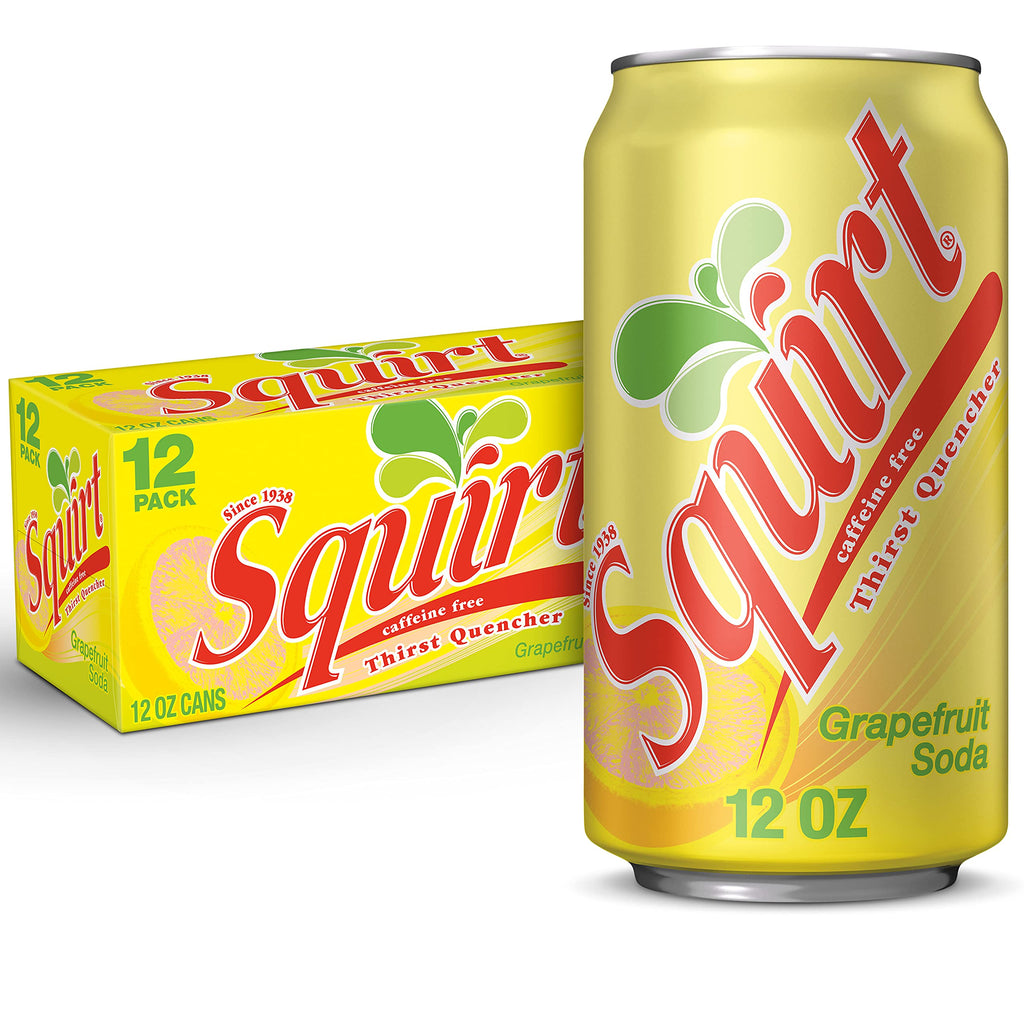 Squirt Soda Grapefruit 12 Fl Oz Cans 12 Pack