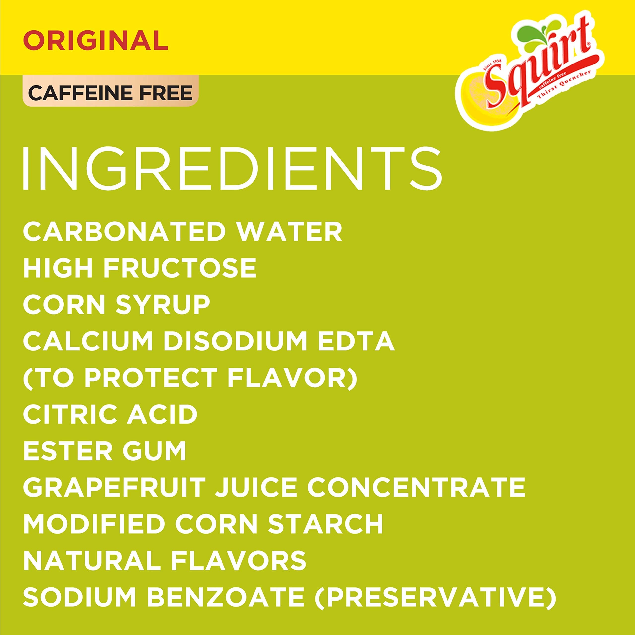 Squirt Soda Grapefruit 12 Fl Oz Cans 12 Pack