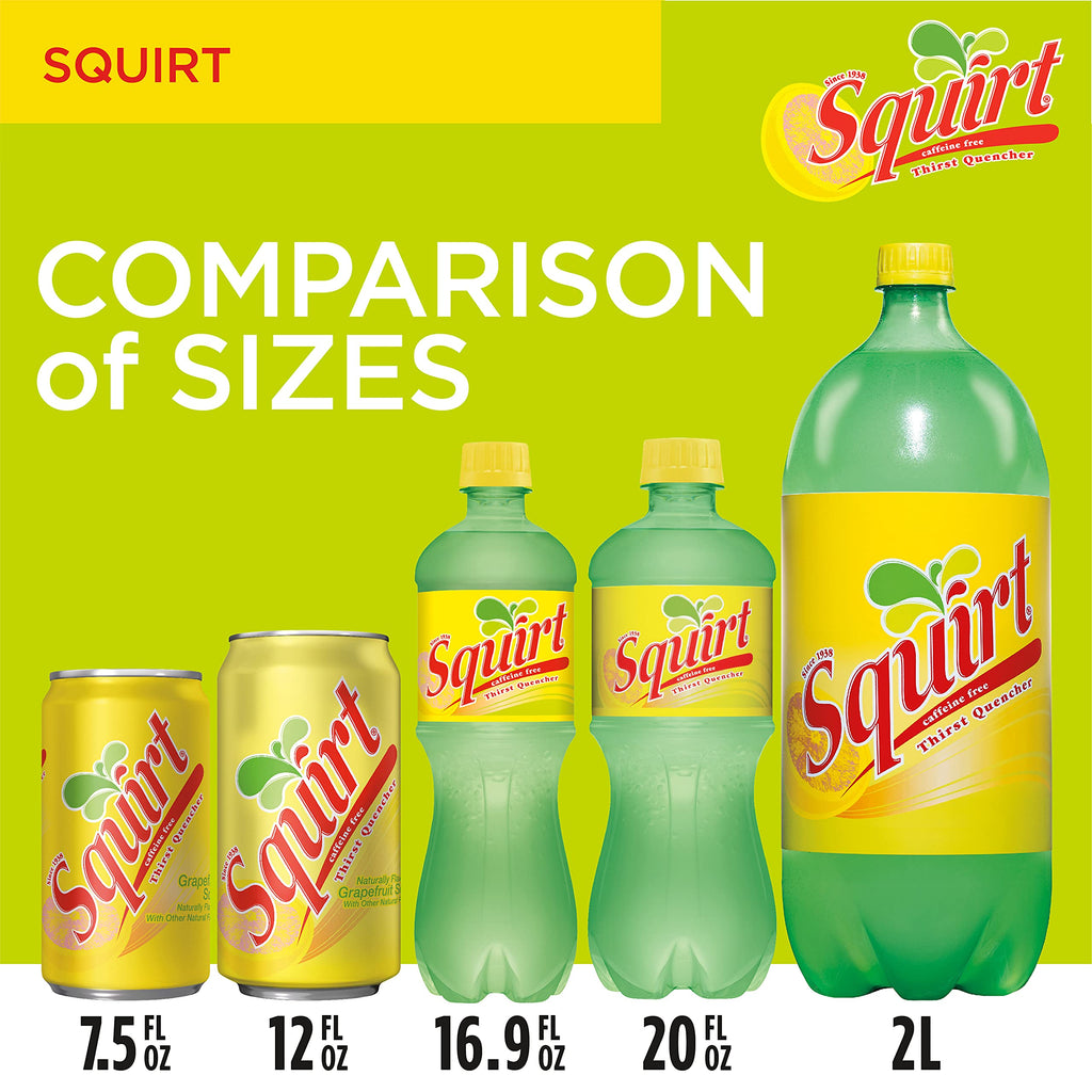 Squirt Soda Grapefruit 12 Fl Oz Cans 12 Pack