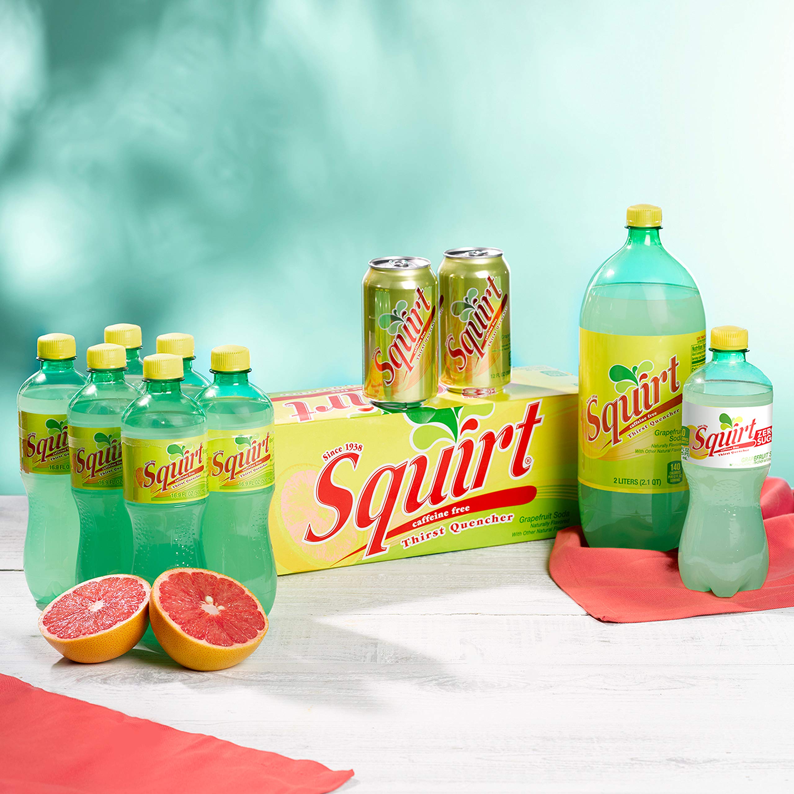 Squirt Soda Grapefruit 12 Fl Oz Cans 12 Pack
