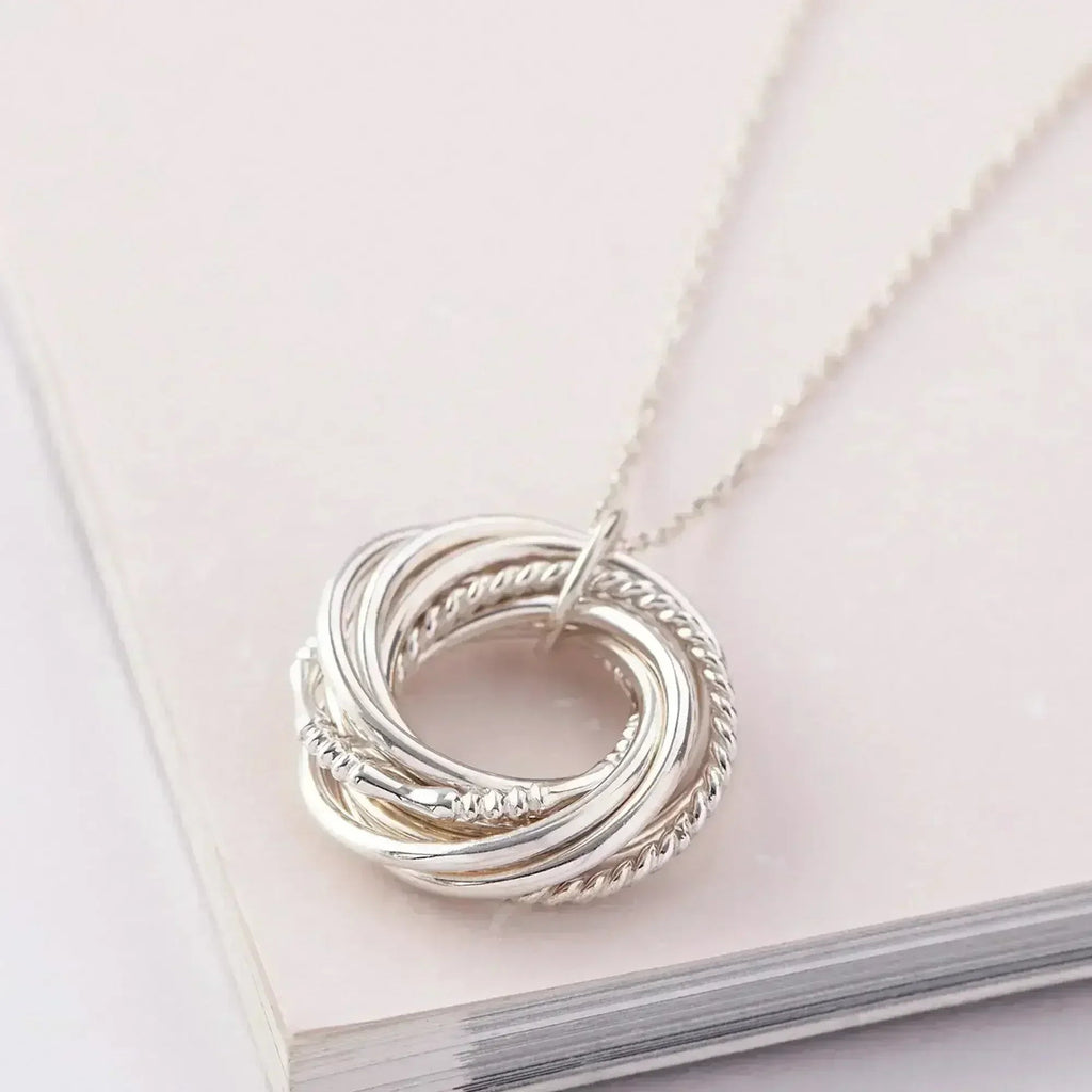 90th Birthday Gift For Nana, Birthday Gift For Mom, 9 Ring 9 Decades