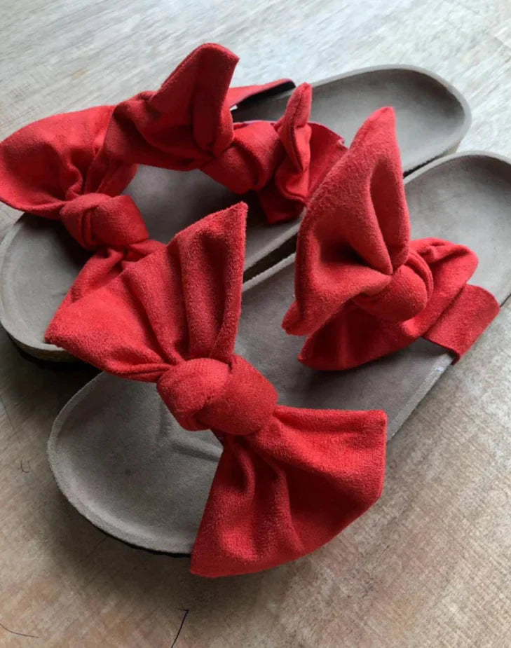 Bow Flat Women's Beach Sandals and Slippers