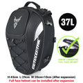 Motocentric Motorcycle Back Seat Bags Waterproof Multifunctional