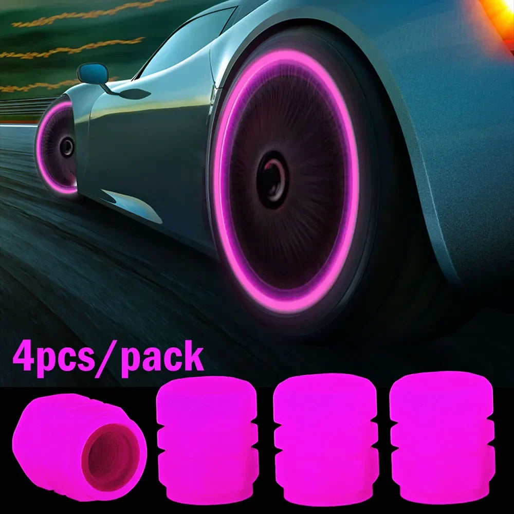Luminous Valve Stem Caps Dustproof