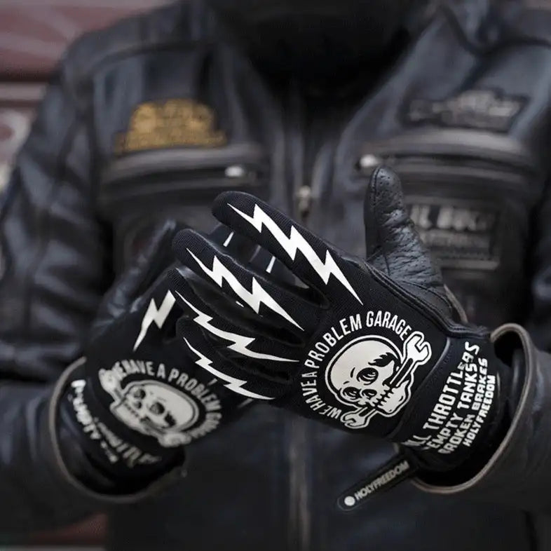 Holyfreedom Leather Hard Shell Breathable Gloves