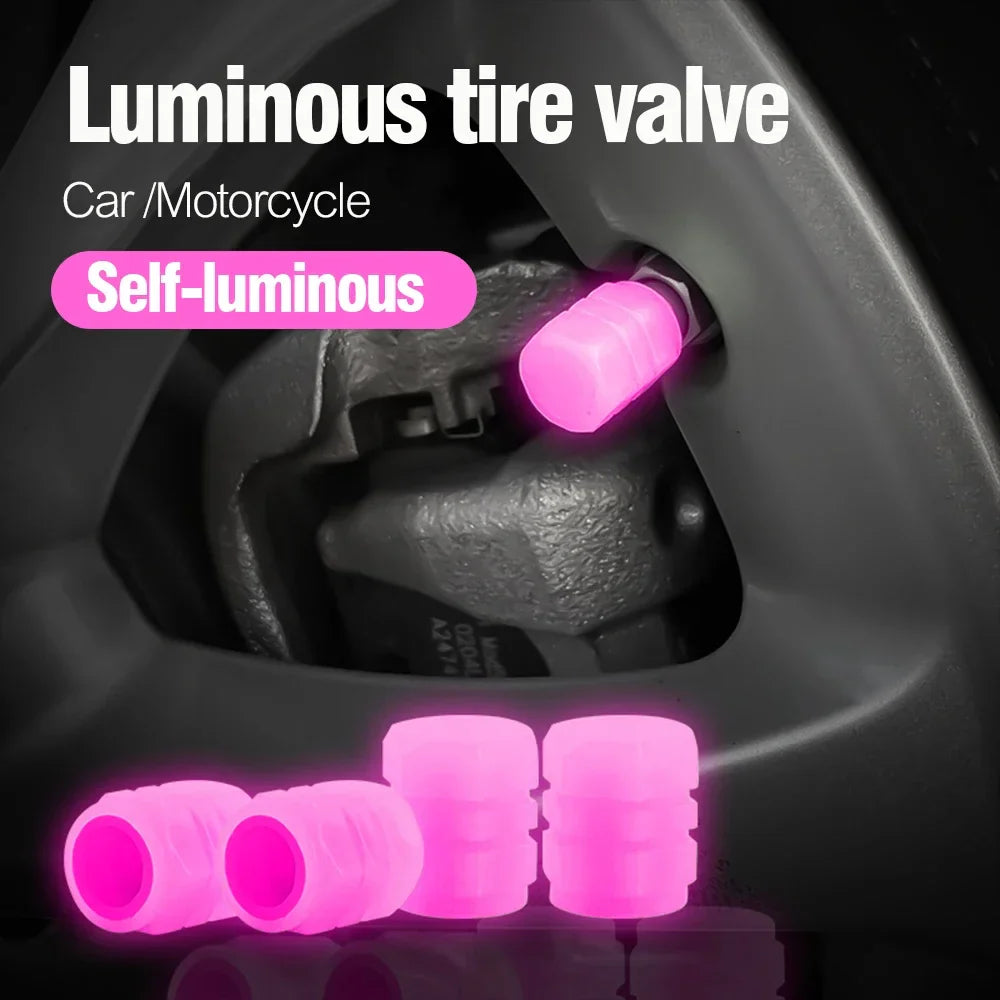 Luminous Valve Stem Caps Dustproof