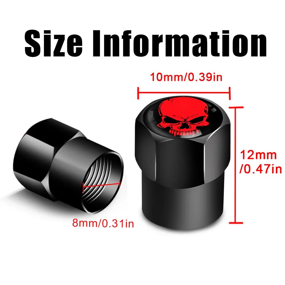 4Pcs/Set Valve Stem Caps
