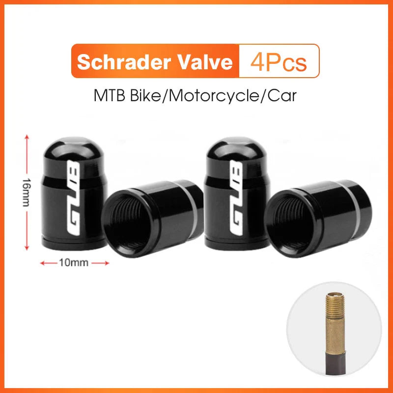 Aluminum Valve Stem Caps (Bike/Motorcycle/Car)