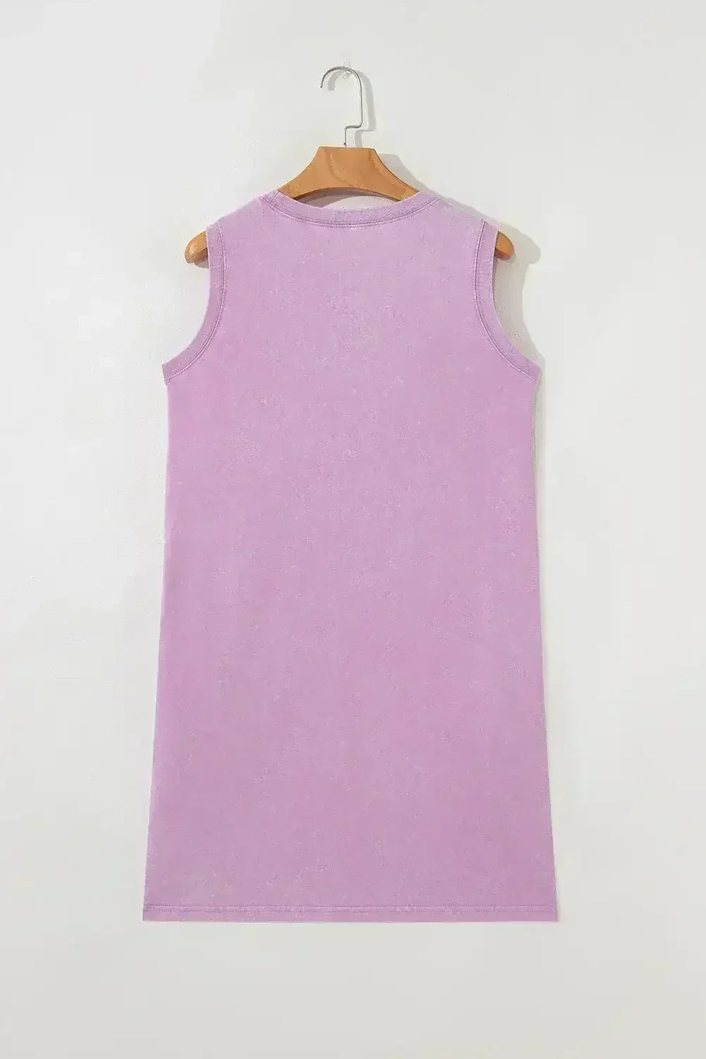 Beau Blue Mineral Wash Pocket Tank Mini Dress