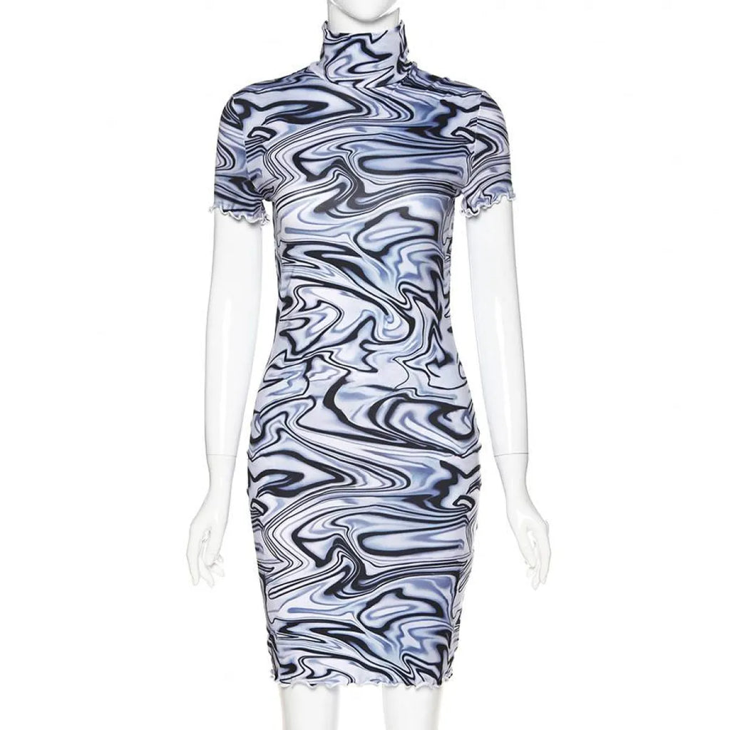 Butterfly Sleeve Summer Dress
