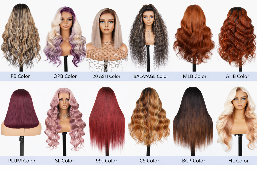 Red Rose Black 24' Highlights Body Wave Human Black Lace Front Human Hair Wigs | Zernabella