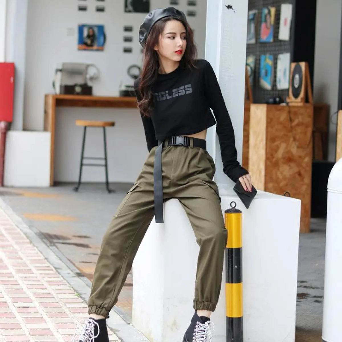 Ankle-Length Korean Jeans