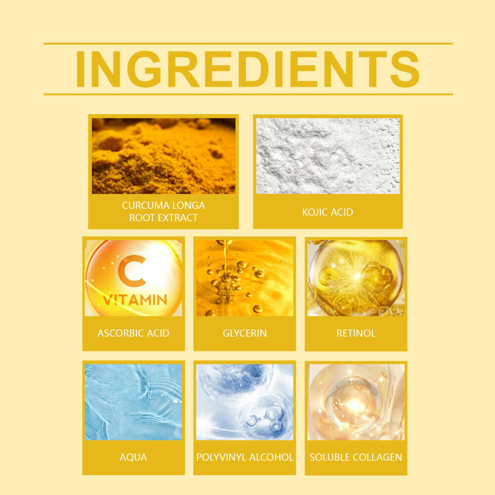 BestBy03/25 HOYGI Kojic Acid Turmeric Collagen Night Wrapping Mask 75ml