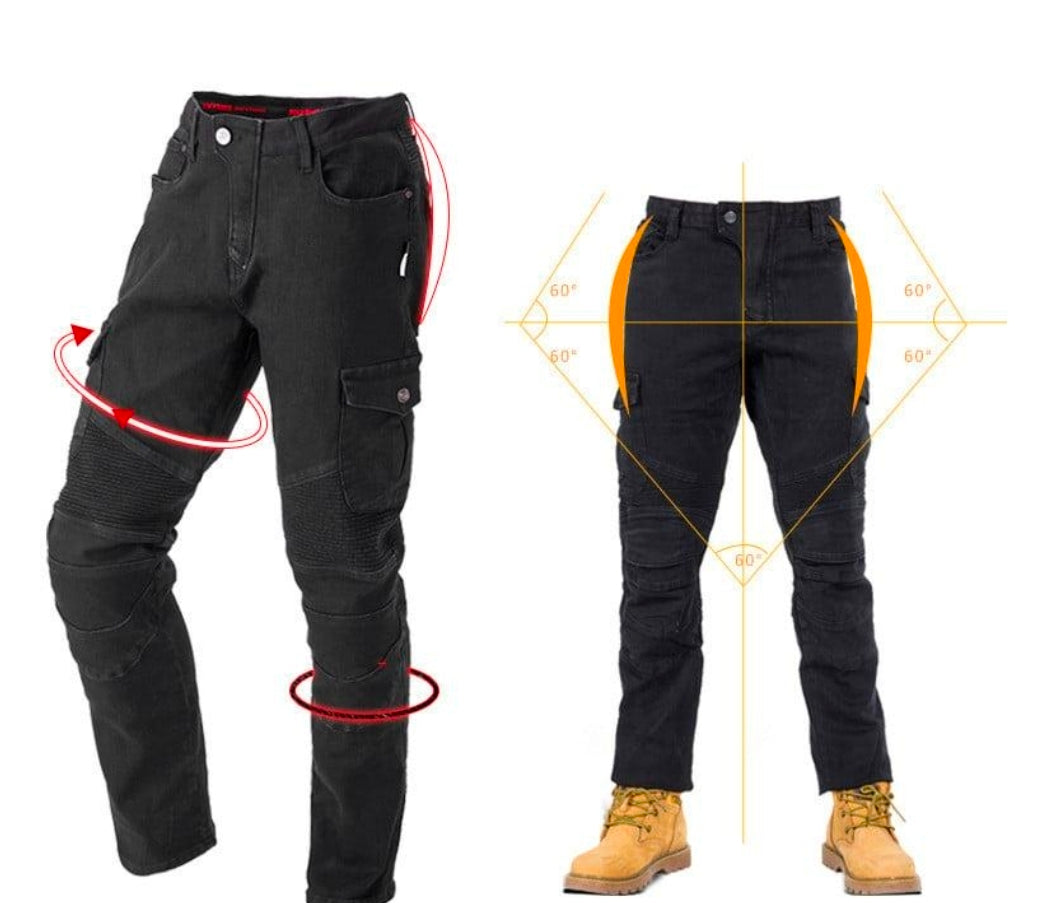 Camouflage Jeans with Racing Belt Protector