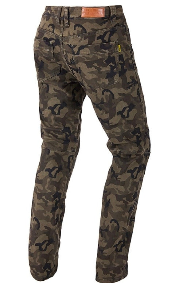 Camouflage Jeans with Racing Belt Protector