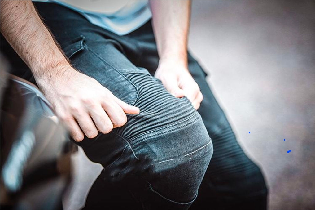 Camouflage Jeans with Racing Belt Protector